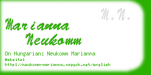 marianna neukomm business card